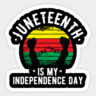 Juneteenth juneteenth gift Sticker